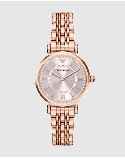 Emporio Armani - Rose Gold Analogue Watch