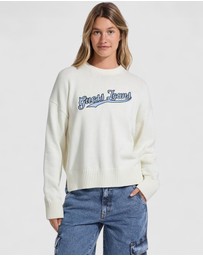 GUESS - GUESS JEANS Long Sleeves Crew Neck Sweater
