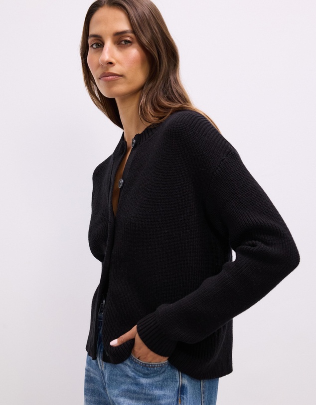 The Fated - Maia Round Neck Knit Cardigan