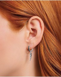 THOMAS SABO - Single Hoop Earring with Wolf's Tooth