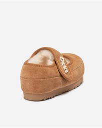 Ozwear Connection Uggs - Ugg Logo Kids Mary Jane