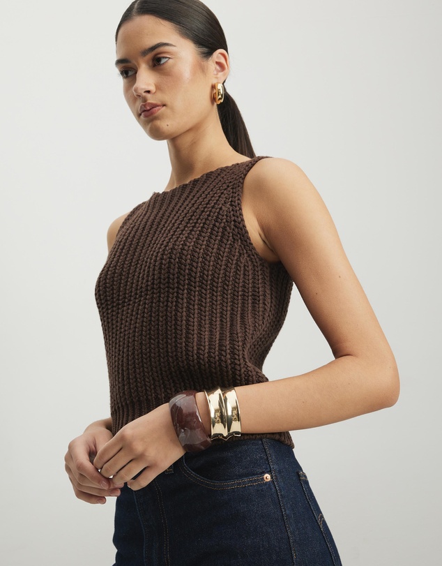 AERE - Layla Organic Cotton Vest