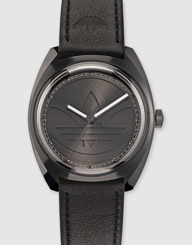 adidas Originals - Edition One - Black Case & Leather Band