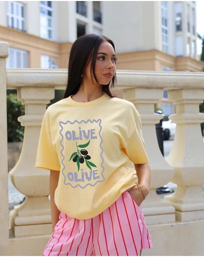Vacancy Co - Olive You Tee