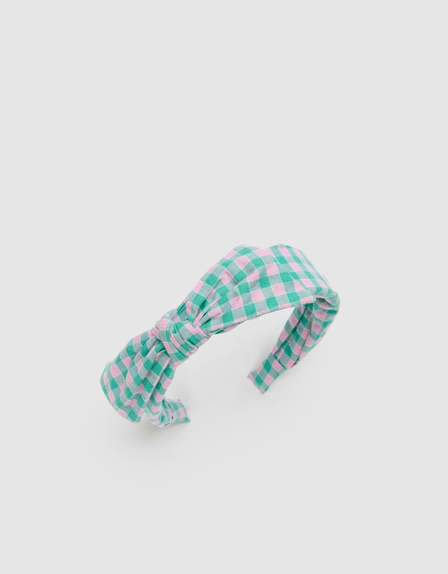 Seed Heritage - Gingham Bow Headband