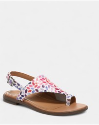 Vionic - Ella Sandal - White Multi Confetti