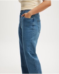 Cotton On - Curvy Stretch Straight Jeans