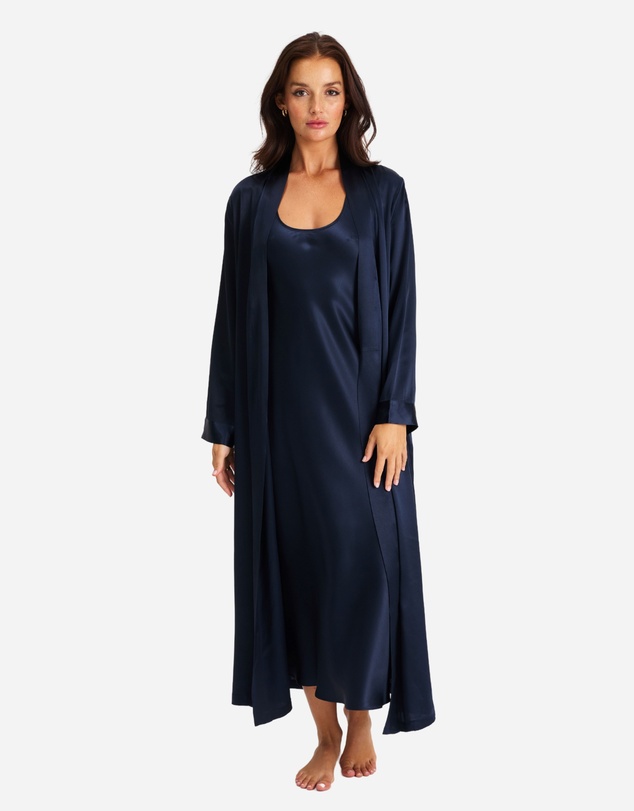 Love and Lustre - Mono Silk Long Nightdress