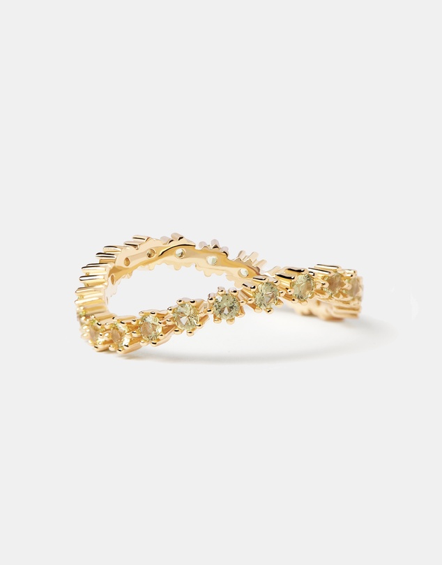 PDPAOLA - Green Tide Gold Ring