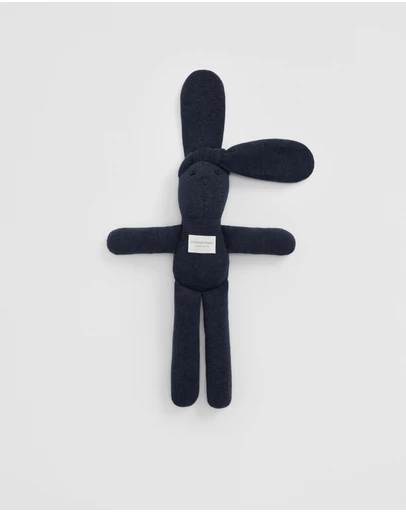 Country Road - Organically Grown Cotton Blend Rib Stripe Bunny