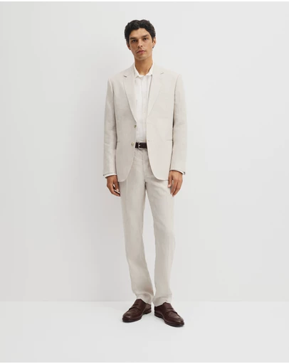 Country Road - Regular Fit Linen Tailored Pant