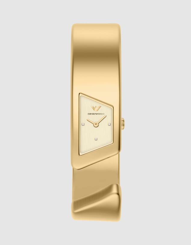 Emporio Armani - Gold Tone Analogue Watch