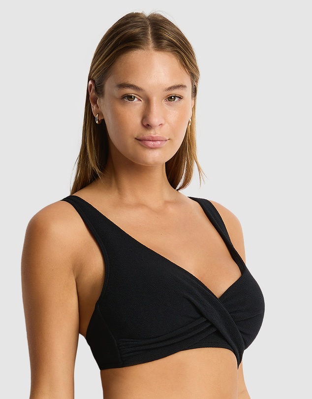Sea Level Australia - La Mer Cross Front Multifit Bra Top