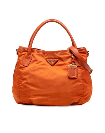 Pre-Loved by Azura Reborn - Pre-Loved Vitello Daino Trimmed Tessuto Satchel