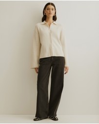 Atmos&Here - Jay Relaxed Rib Cardigan