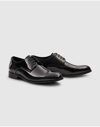 Johnny Bigg - James Wide Patent Dress Shoe