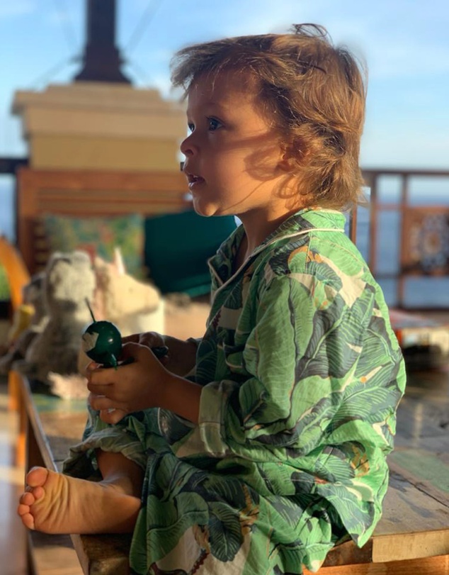 Sant And Abel - Kids Martinique® Green Banana Leaf PJ Set