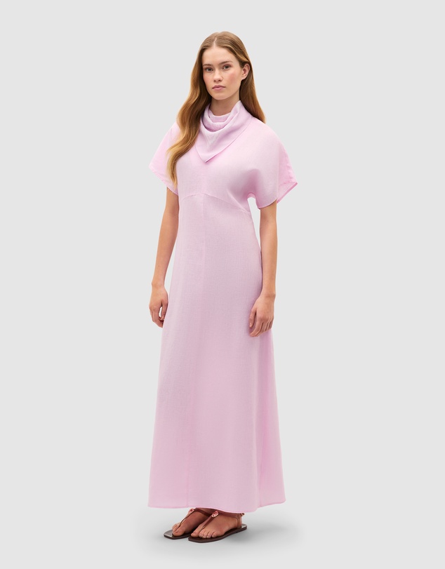 Seed Heritage - Linen V Neck Midi Dress