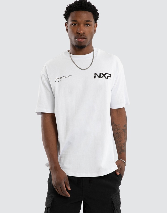Nena & Pasadena - Heart Box Fit Scoop Tee