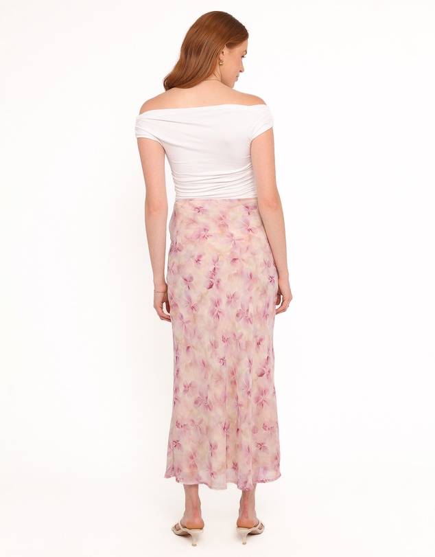 Petal & Pup - Giarda Maxi Skirt - Pink Floral