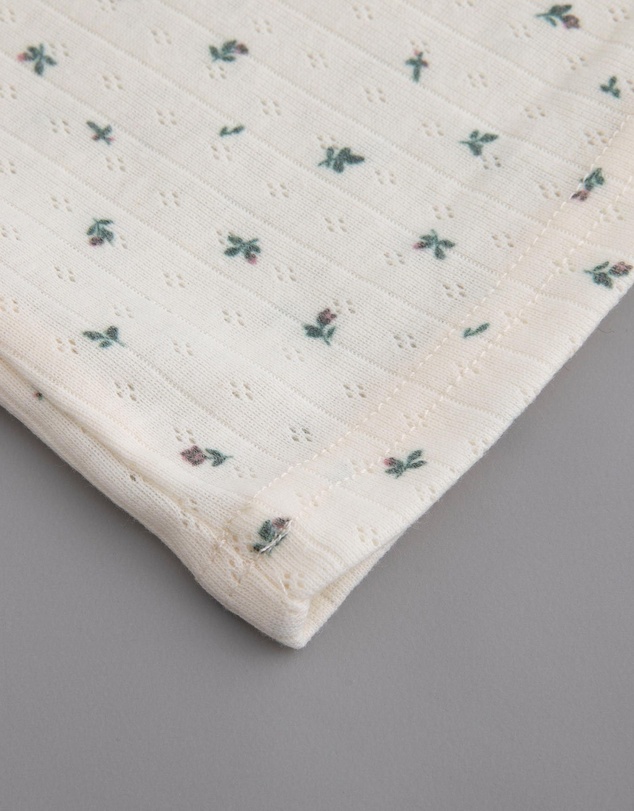 Tiny Trove - Vivi Cotton Rib Pointelle Set - Babies