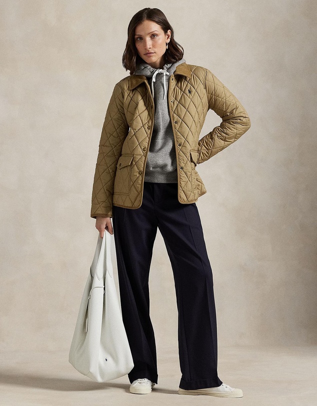 Polo Ralph Lauren - Corduroy-Trim Quilted Barn Jacket