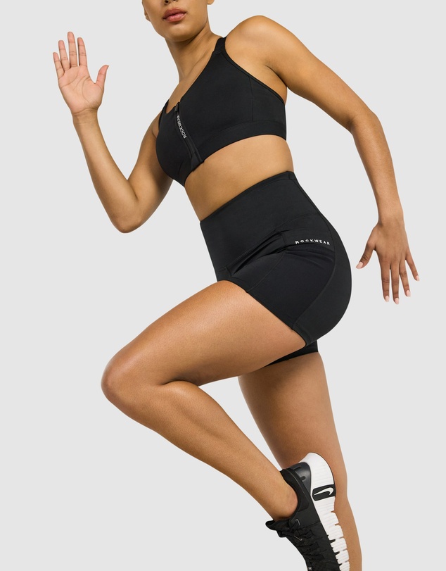 Rockwear - Velocity Pocket Mid Thigh Bike Shorts