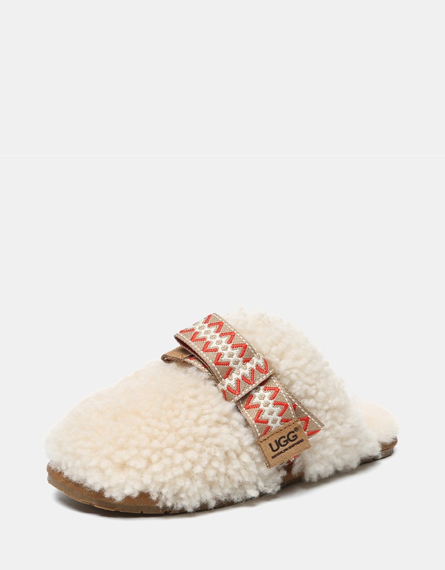 EVERAU - Australian Shepherd Ugg Cecil Double Faced Sheepskin Upper House Shoes