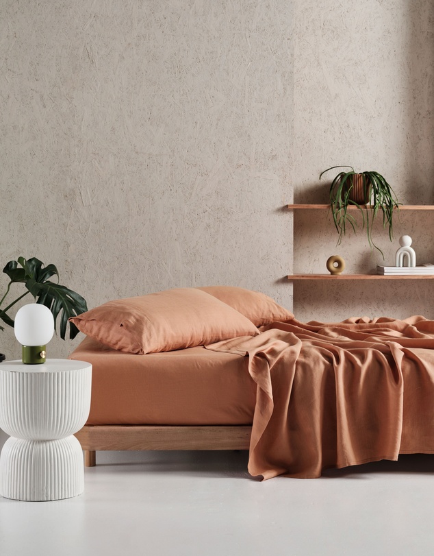 Linen House - Nimes Pure Linen Standard Pillowcase