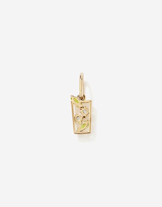 Michael Hill - Green Amethyst & Peridot Mojito Cocktail Pendant in 18kt Gold Vermeil