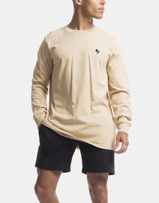 Vacancy Co - Palm Embroidery Long Sleeve Tee