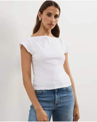 Atmos&Here - Boatneck Baby Tee