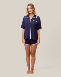 Papinelle - Annabelle Satin Boxer PJ Set