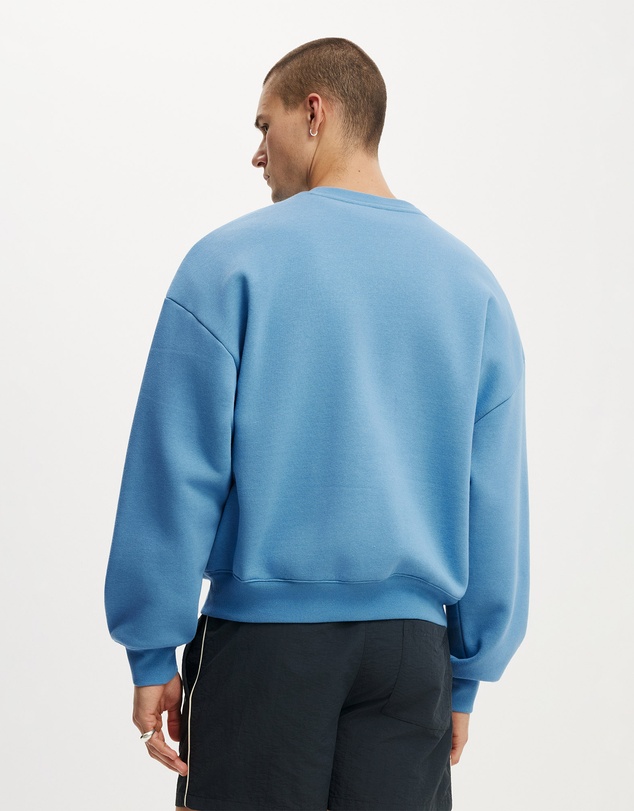 Cotton On - Oversized Graphic Crew Sweater