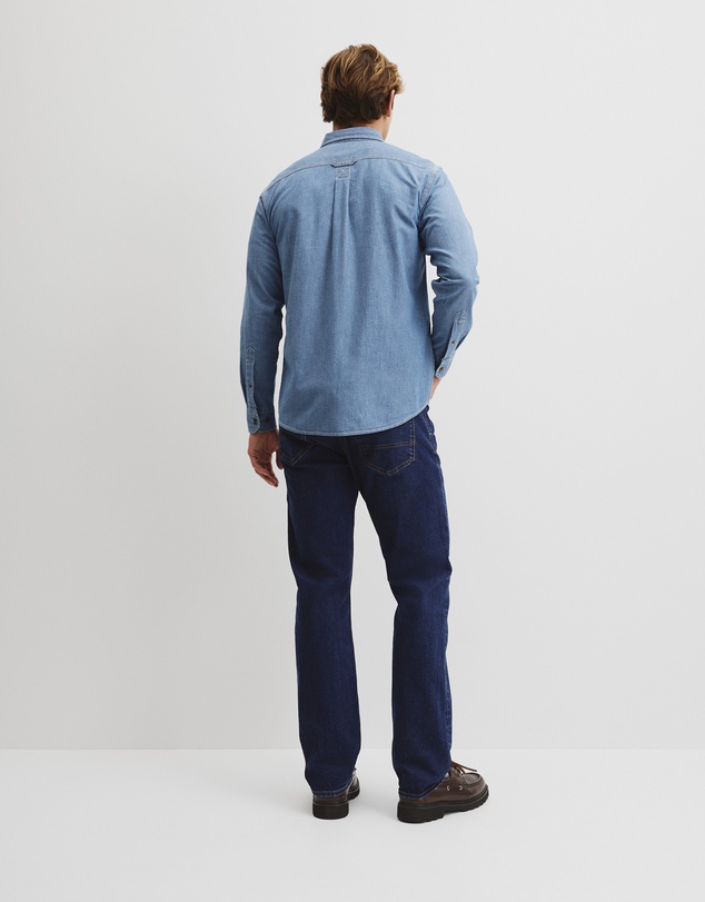 Country Road - Regular Fit Workwear Chambray Shirt