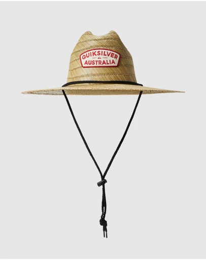 Quiksilver - Mens Destinado Pierside Straw Lifeguard Hat