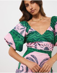 Atmos&Here - Maldives Linen Blend Mini Dress