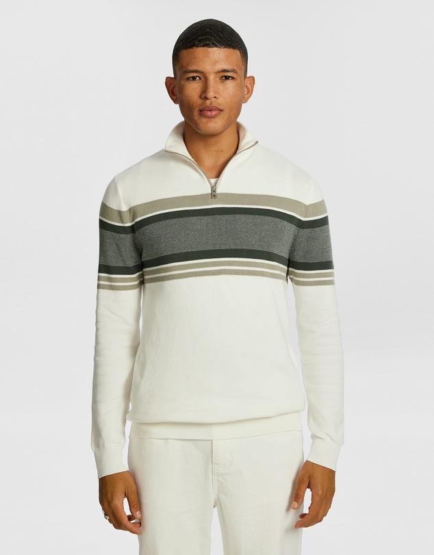 yd. - Brosnon Zip Knit Jumper