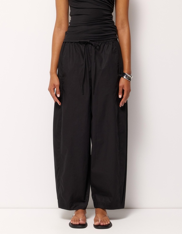 AERE - Organic Cotton Barrel Leg Pants