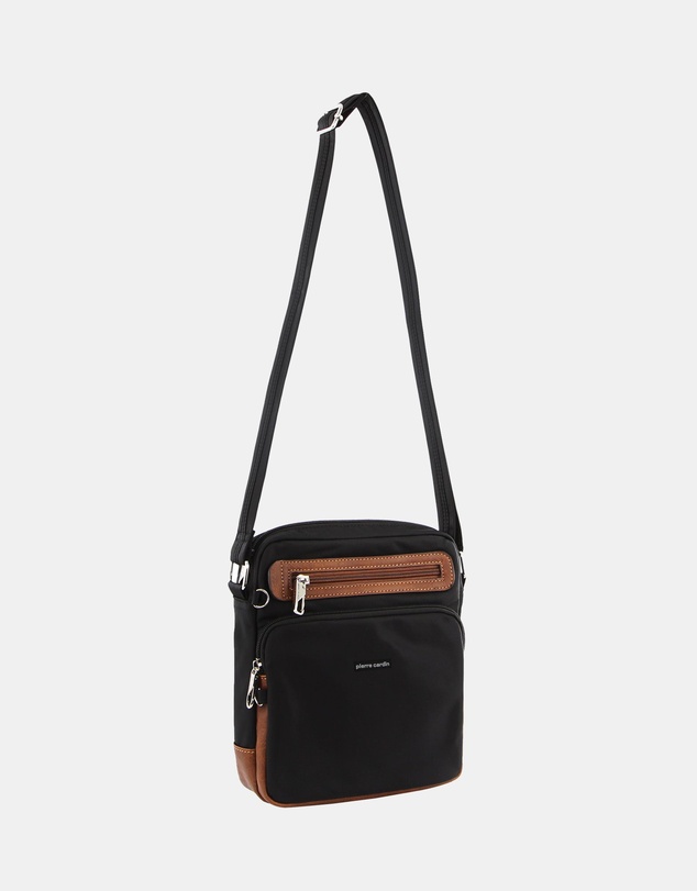 Pierre Cardin - Pierre Cardin Nylon Anti-Theft Cross Body Bag