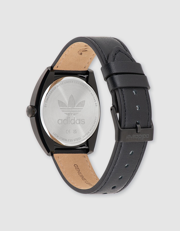 adidas Originals - Edition One - Black Case & Leather Band