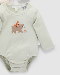 Purebaby - 2 Pack Bodysuit -Kids-Babies