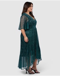 Pink Dusk by Curve Project - Tease Me Maxi Dress