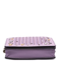 Pre-Loved by Azura Reborn - Pre-Loved Nappa Intrecciato Studded Wallet on Chain