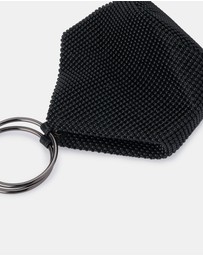 Olga Berg - Bianca Ball Mesh Handle Bag