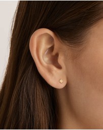 By Charlotte - Gold Starlight Earrings