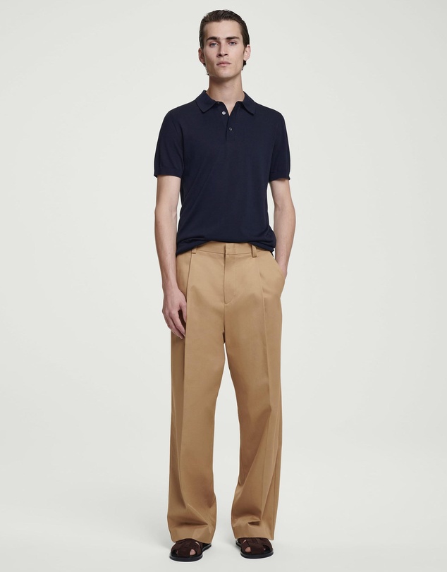 COS - Knitted Silk Polo Shirt