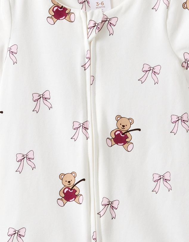 Cotton On Kids - Growie Short Sleeve Zip Romper