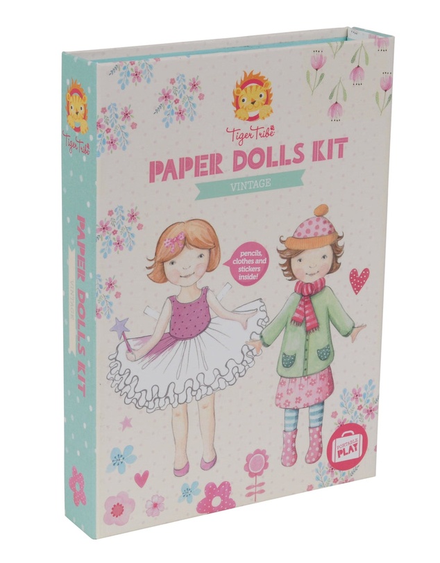 Tiger Tribe - Paper Dolls Kit Vintage