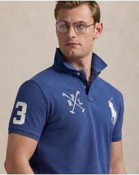 Polo Ralph Lauren - Custom Slim Fit Big Pony Mesh Polo Shirt